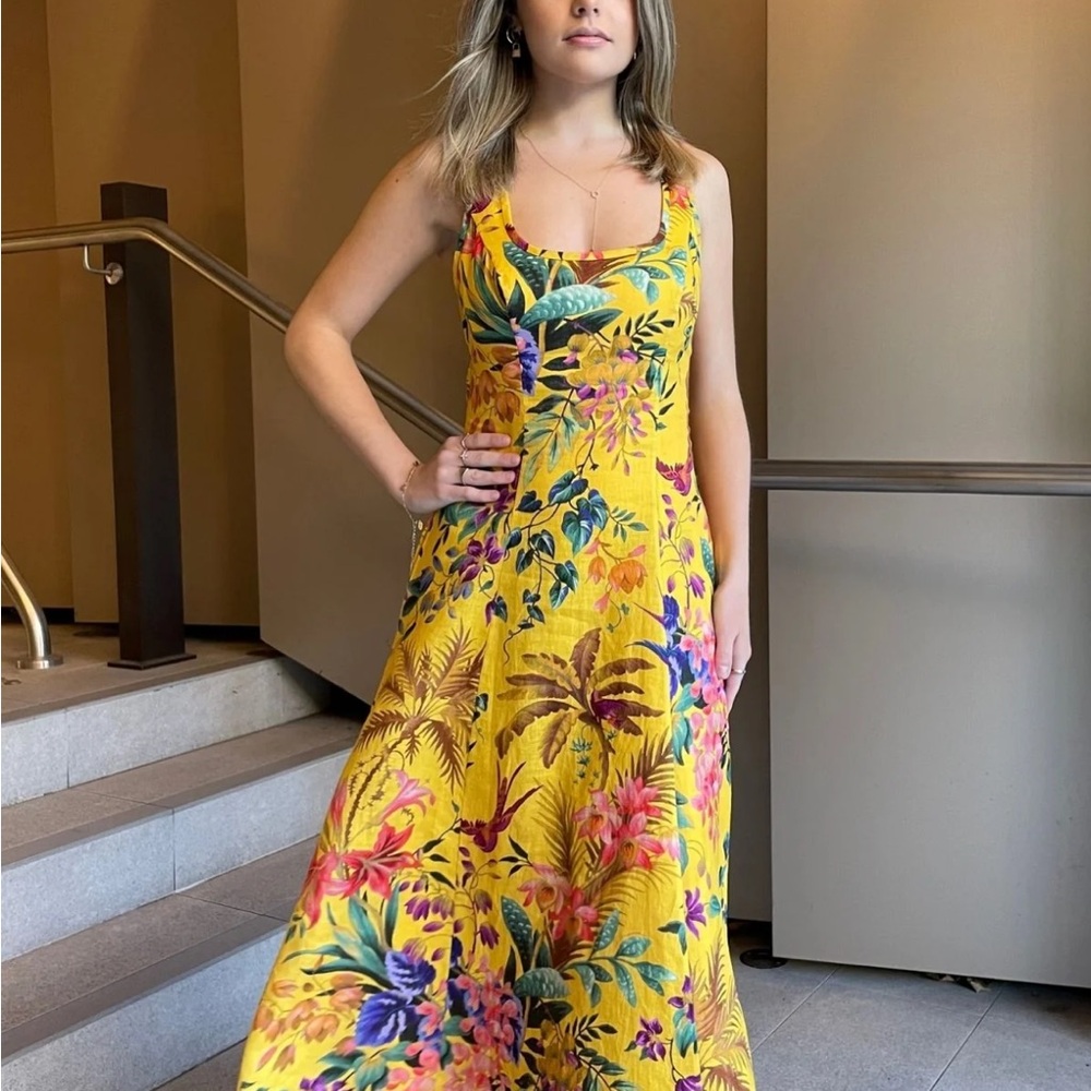 Zimmermann Tropicana yellow dress 2